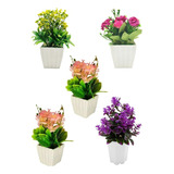 20pz Arreglo Floral Artificial Flores Planta Decoracion Ramo