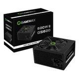 Fonte Gamemax Gamer 600w 80 Plus White Preto