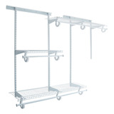 Rack Armable Acero Organizador Ropa Closet 4 A 6ft Ajustable