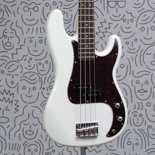 Baixo Sx Bd2 Precision Bass 4 Cordas White Com Capa