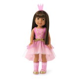 Muñeca De Niña De Cabello Castaño Hbg45 American Girl