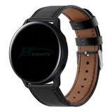 Pulseira 20mm Couro Para Samsung Galaxy Watch Active 2 44mm