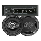 Combo Stereo Bluetooth Am Fm Parlantes Bomber 6 Pulgadas