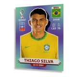 Figurinhas Copa Do Mundo 2022 Jogadores Brasil Album Panini Bra 9 Thiago Silva Personagem Figurinha Avulsa Copa 2022