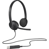 Logitech H340, Auriculares Usb Micrófono Con Supresión Ruido