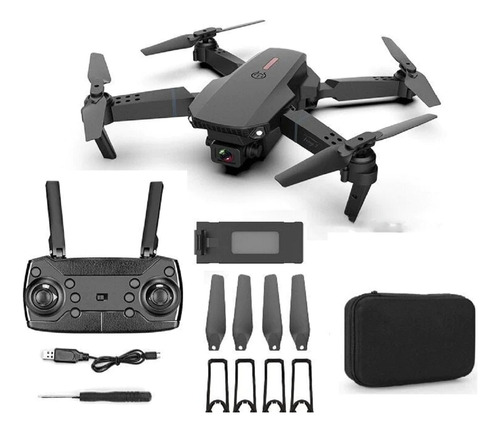 Mini Drone E88 Com Camera E Controle Barato Completo Top