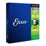 Encordoamento Elixir Guitarra 009 Super Light Optiweb 19002