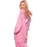 Coelho Rosa Pijama Macacão Kigurumi Adulto Importado