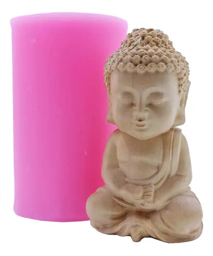 Pequeno Buda 3d Mod. 02 Molde De Silicone