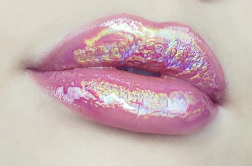 Lip Gloss Con Efecto Holográfico Flower Secret
