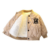 Chaqueta Polar De Invierno Para Niños, Uniforme De Béisbol E