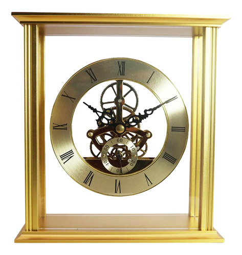 Reloj De Mesa, Panel Acrílico Transparente, Reloj Para