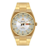 Relógio Orient Masculino Automático 469gp087 S1kx Dourado Cor Do Fundo Prata