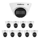 Kit 10 Câmera Ip 2 Megapixels 2.8mm 30m Vlp 1230 D Intelbras