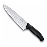 Cuchillo Victorinox Chef 20 Cm Hoja Alveolos Ancha Trinchar