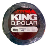 Cable 2x1 Mm Bipolar Paralelo Alargue Rollo 100mts Negro