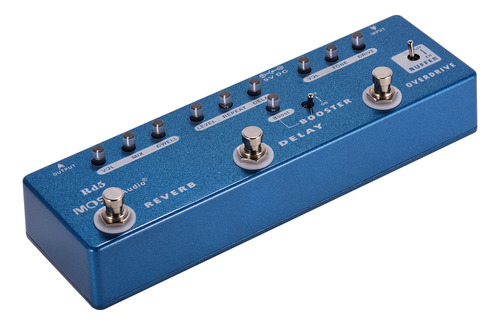 Pedal De Efectos Metal True + Bypass Con Carcasa Full Buffer