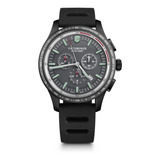 Reloj Pulsera Victorinox Alliance Chronograph Sport Negro Para Hombre 241818