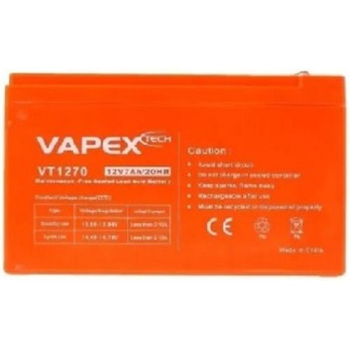 Bateria De Gel 12v 7 Ah Vapex