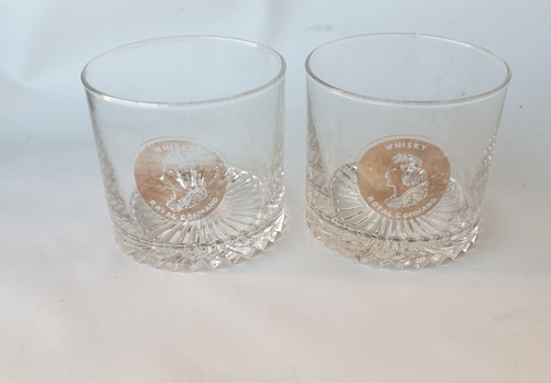 2 Vasos De Whisky  Antiguo Royal Command 