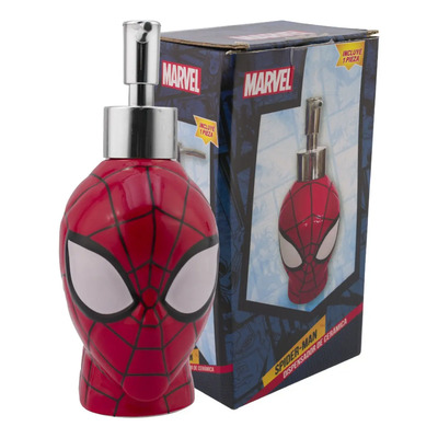 Dispensador De Jabón Cerámica Spiderman Disney Marvel 335 Ml | Meses sin interés