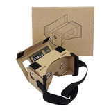 Auriculares (cardboard) Vr 3d Con Lente Óptica 3d De 3-5.5''