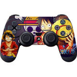 Skin Adesiva Controle Playstation 4 Ps4 Luffy One Piece