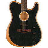 Guitarra Fender Acoustasonic Player Telecaster Negro Color Black Orientación De La Mano Diestro