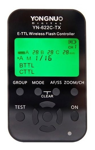 Controlador De Flash Radio Yongnuo Yn622 Tx Ettl Canon