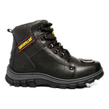 Bota Motociclista Coturno Cat Masculina Caterpillar Em Couro