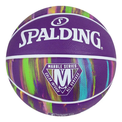 Balon Basquetball Spalding 4her Marble Morado Sz6 | Envío gratis