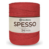 Barbante Spesso 24 Fios - Vermelho - Euroroma - 1kg | Crochê
