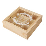 - Caja De Almacenamiento De Madera, Vitrina De Joyería,