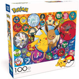 Rompecabezas Pokemon 100 Piezas Pikachu & Eevee Nintendo