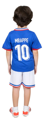 Camiseta + Short Mbappe Francia Niño