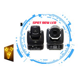 6 Cabeza Movil Spot Led Con Prisma Rotatorio Dj Sonido 90w