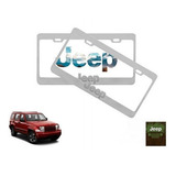 Par Porta Placas Jeep Liberty 3.7 2008 A 2013 Original