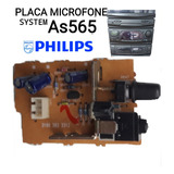 Placa Microfone Do Som Philips As 565 - Curitiba