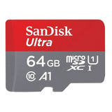 Memoria Sandisk 64gb Clase 10 Velocidad 100mb/scdmx Electró