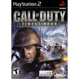 Videojuego Call Of Duty Finest Hour Para Playstation 2