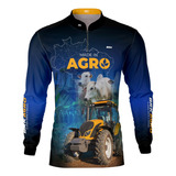 Camisa Agro Brk Fazenda Made In Agro Pecuária Com Uv50+