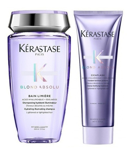 Kérastase Shampoo Bain Lumiere + Acondicionador Cicaflash 