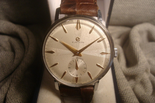 Precioso Reloj Election Antiguo Hombre 1953 Verdadera Joya!!