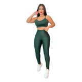 Calca Legging 3d Cirre Mais Top Com Bojo 3d Zigzag Suplex 