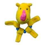 Juguete Peluche Para Perros Rinoceronte Con Sonido Zeus Mojo Rhino Amarillo