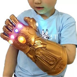 Manopla Thanos Infinity Com Luva Infantil Led Kid.