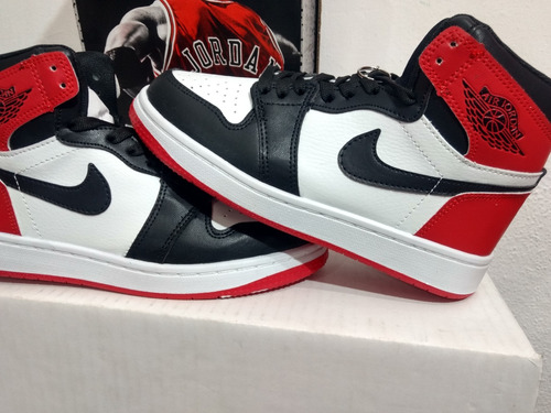 Tenis Nike J1 Blanco Rojo Negro #26 Mx