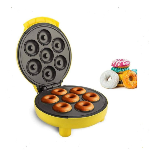 Maquina De Mini Donas Donuts Antiadherente 7 Donas 