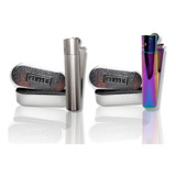 Clipper Metalicos Tornasol Y Plata  Mate / Estuche 