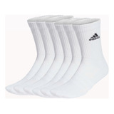 Kit Meia adidas Cano Alto 6 Pares Esportiva - Original